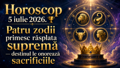 Horoscop 5 iulie 2026. 🏆 Patru zodii primesc răsplata supremă — destinul le onorează sacrificiile