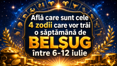 Află care sunt cele 4 zodii care vor trăi o săptămână de BELȘUG între 6-12 iulie