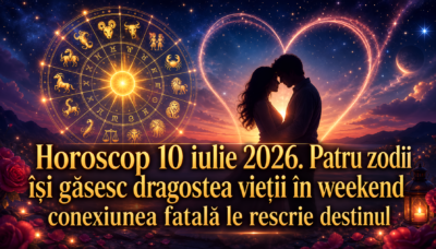 Horoscop 10 iulie 2026. Patru zodii își găsesc dragostea vieții în weekend  conexiunea fatală le rescrie destinul