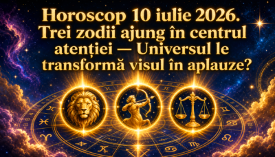 Horoscop 10 iulie 2026. Trei zodii ajung în centrul atenției — Universul le transformă visul în aplauze?