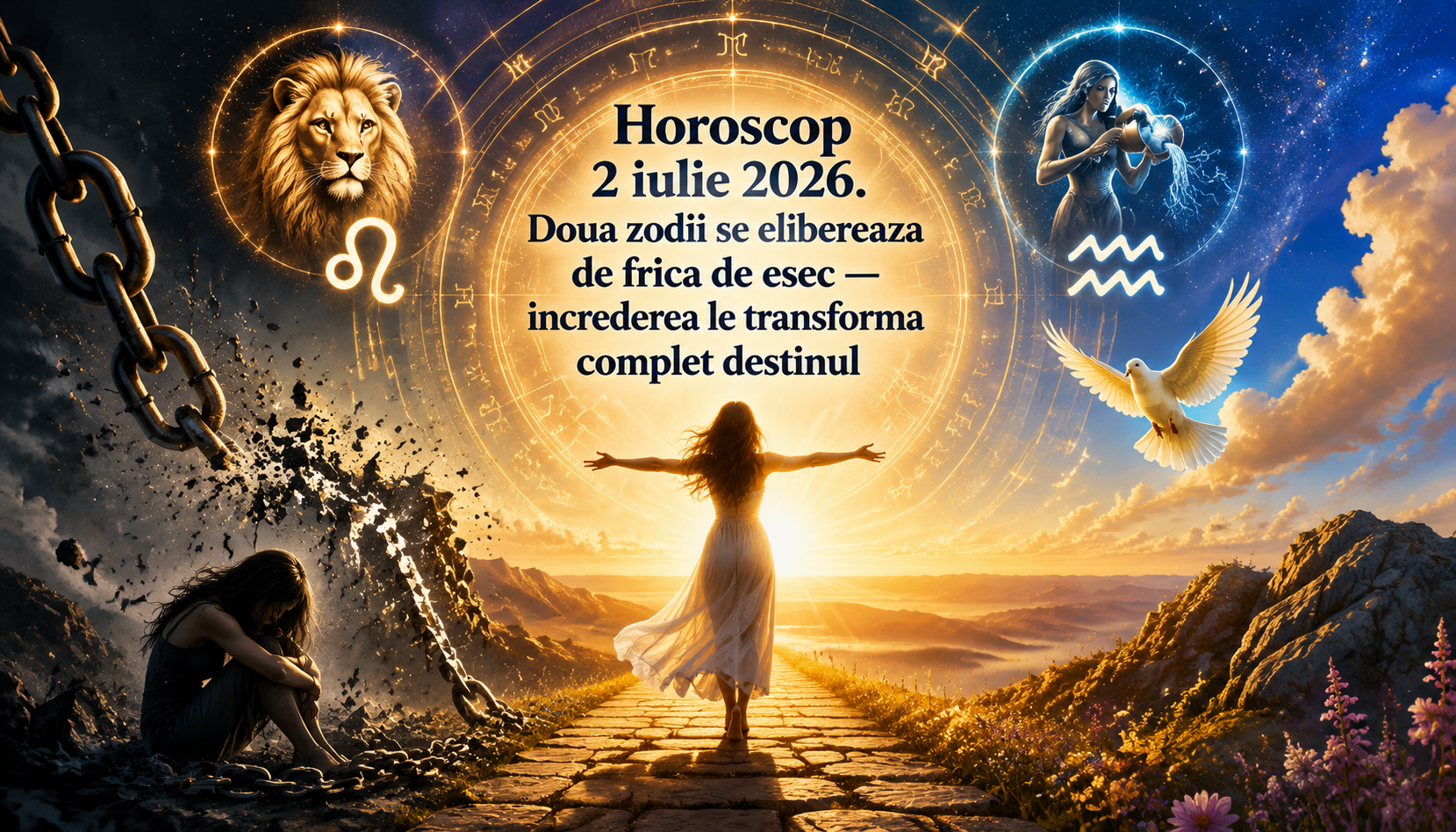 Horoscop 2 iulie 2026. Doua zodii se elibereaza de frica de esec — increderea le transforma complet destinul