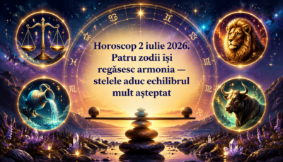 Horoscop 2 iulie 2026. Patru zodii își regăsesc armonia — stelele aduc echilibrul mult așteptat