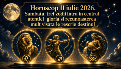 Horoscop 11 iulie 2026. Sambata, trei zodii intra in centrul atentiei – gloria si recunoasterea mult visata le rescrie destinul