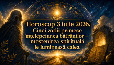 Horoscop 3 iulie 2026. Cinci zodii primesc înțelepciunea bătrânilor — moștenirea spirituală le luminează calea