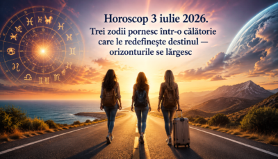 Horoscop 3 iulie 2026. Trei zodii pornesc într-o călătorie care le redefinește destinul — orizonturile se lărgesc