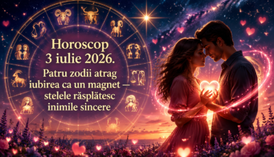 Horoscop 3 iulie 2026. Patru zodii atrag iubirea ca un magnet — stelele răsplătesc inimile sincere