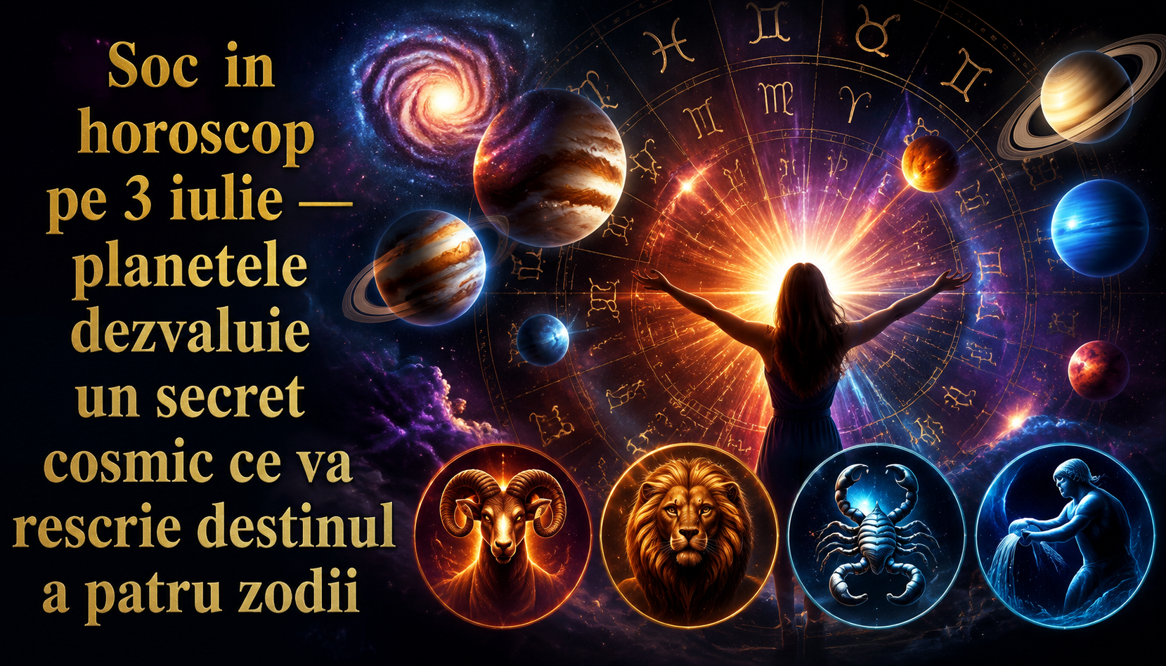Șoc în horoscop pe 3 iulie — planetele dezvăluie un secret cosmic ce va rescrie destinul a patru zodii