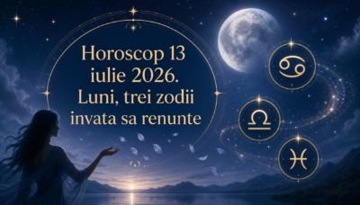Horoscop 13 iulie 2026. Luni, trei zodii invata sa RENUNTE – eliberarea le ADUCE AVEREA si NOROCUL NEASTEPTAT