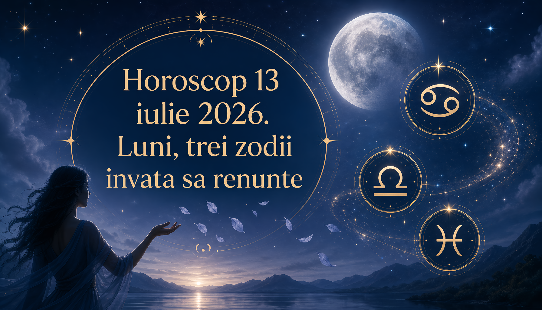 Horoscop 13 iulie 2026. Luni, trei zodii invata sa RENUNTE – eliberarea le ADUCE AVEREA si NOROCUL NEASTEPTAT
