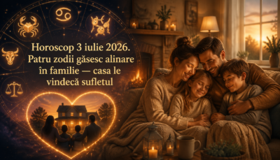 Horoscop 3 iulie 2026. Patru zodii găsesc alinare în familie — casa le vindecă sufletul