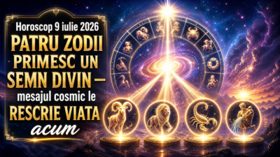 Horoscop 9 iulie 2026. PATRU ZODII PRIMESC UN SEMN DIVIN  mesajul cosmic le RESCRIE VIATA acum