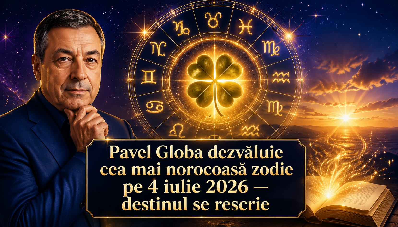 Pavel Globa dezvăluie cea mai norocoasă zodie pe 4 iulie 2026 — destinul se rescrie