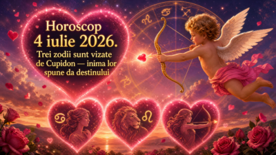 Horoscop 4 iulie 2026. Trei zodii sunt vizate de Cupidon — inima lor spune da destinului