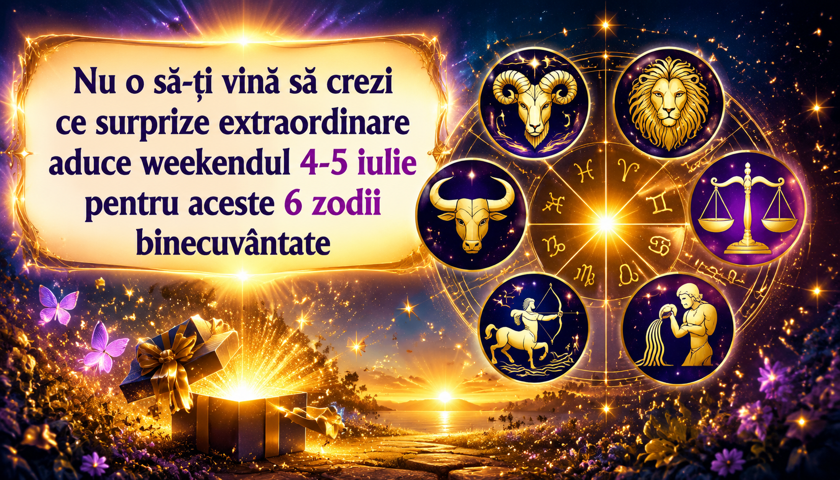 Nu o să-ți vină să crezi ce surprize extraordinare aduce weekendul 4-5 iulie pentru aceste 6 zodii binecuvântate