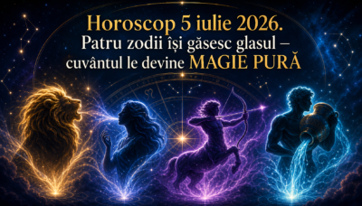 Horoscop 5 iulie 2026. Patru zodii își găsesc glasul — cuvântul le devine MAGIE PURĂ