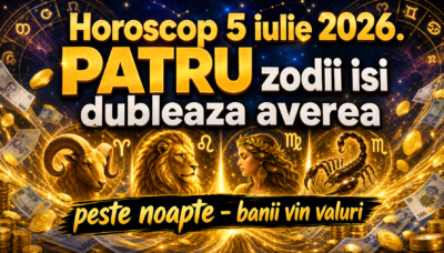 Horoscop 5 iulie 2026.  PATRU zodii isi dubleaza averea peste noapte – banii vin valuri