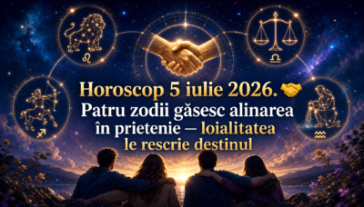 Horoscop 5 iulie 2026. 🤝 Patru zodii găsesc alinarea în prietenie — loialitatea le rescrie destinul