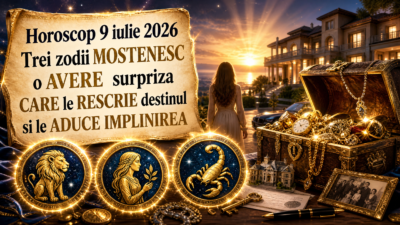 Horoscop 9 iulie 2026. Trei zodii MOSTENESC o AVERE  surpriza CARE le RESCRIE destinul si le ADUCE IMPLINIREA