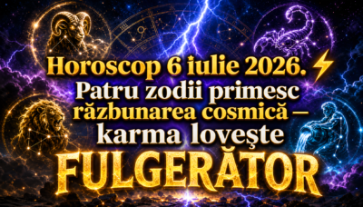 Horoscop 6 iulie 2026. ⚡ Patru zodii primesc răzbunarea cosmică — karma lovește FULGERĂTOR