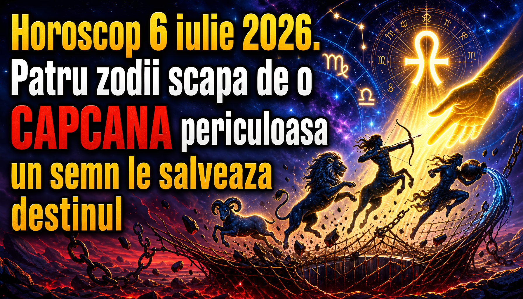 Horoscop 6 iulie 2026. 🚨 Patru zodii scapă de o CAPCANă periculoasă — un semn le salvează destinul