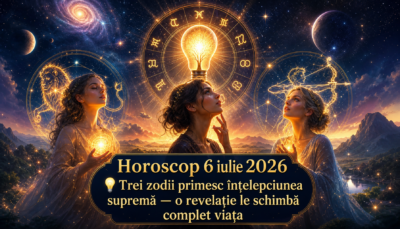 Horoscop 6 iulie 2026. 💡 Trei zodii primesc înțelepciunea supremă — o revelație le schimbă complet viața