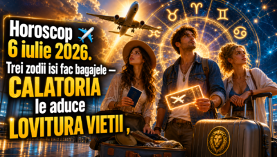 Horoscop 6 iulie 2026. ✈️ Trei zodii isi fac bagajele — CALATORIA le aduce LOVITURA VIETII