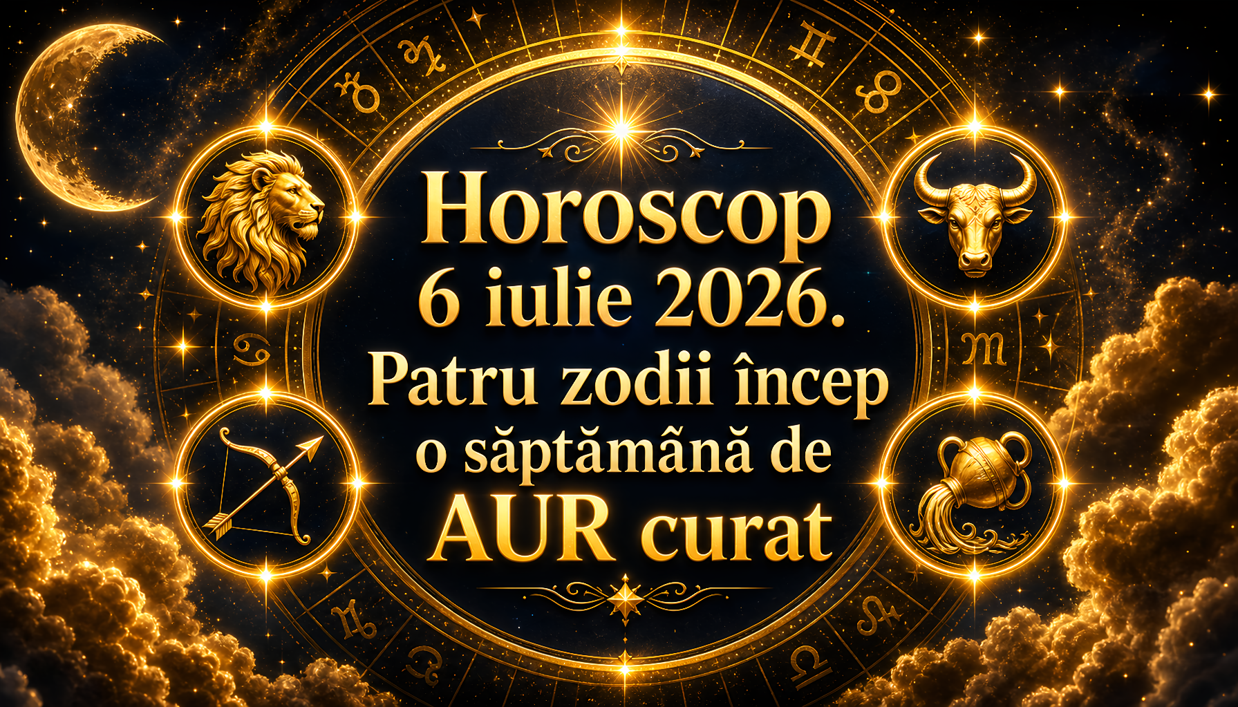 Horoscop 6 iulie 2026. Patru zodii încep o săptămână de AUR curat