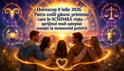 Horoscop 8 iulie 2026. 🤝 Patru zodii găsesc prietenul care le SCHIMBĂ viața — sprijinul mult așteptat sosește la momentul potrivit
