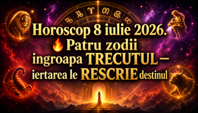 Horoscop 8 iulie 2026. 🔥 Patru zodii ingroapa TRECUTUL — iertarea le RESCRIE destinul