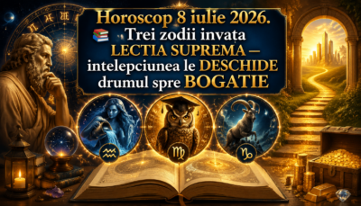 Horoscop 8 iulie 2026. 📚 Trei zodii învață LECȚIA SUPREMĂ — înțelepciunea le DESCHIDE drumul spre BOGĂȚIE