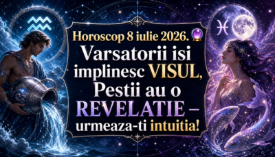 Horoscop 8 iulie 2026. 🔮 Varsatorii isi implinesc VISUL, Pestii au o REVELATIE — urmeaza-ti intuitia!
