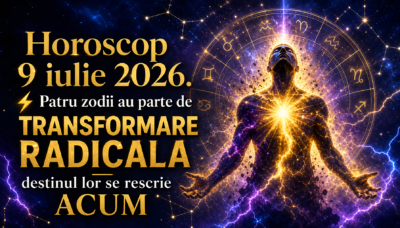 Horoscop 9 iulie 2026. ⚡ Patru zodii au parte de TRANSFORMARE RADICALA — destinul lor se rescrie ACUM