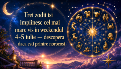 Trei zodii isi implinesc cel mai mare vis in weekendul 4-5 iulie — descopera daca esti printre norocosi