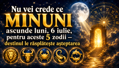 Nu vei crede ce MINUNI ascunde luni, 6 iulie, pentru aceste 5 zodii — destinul le răsplătește așteptarea