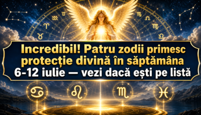Incredibil! Patru zodii primesc protecție divină în săptămâna 6-12 iulie — vezi dacă ești pe listă