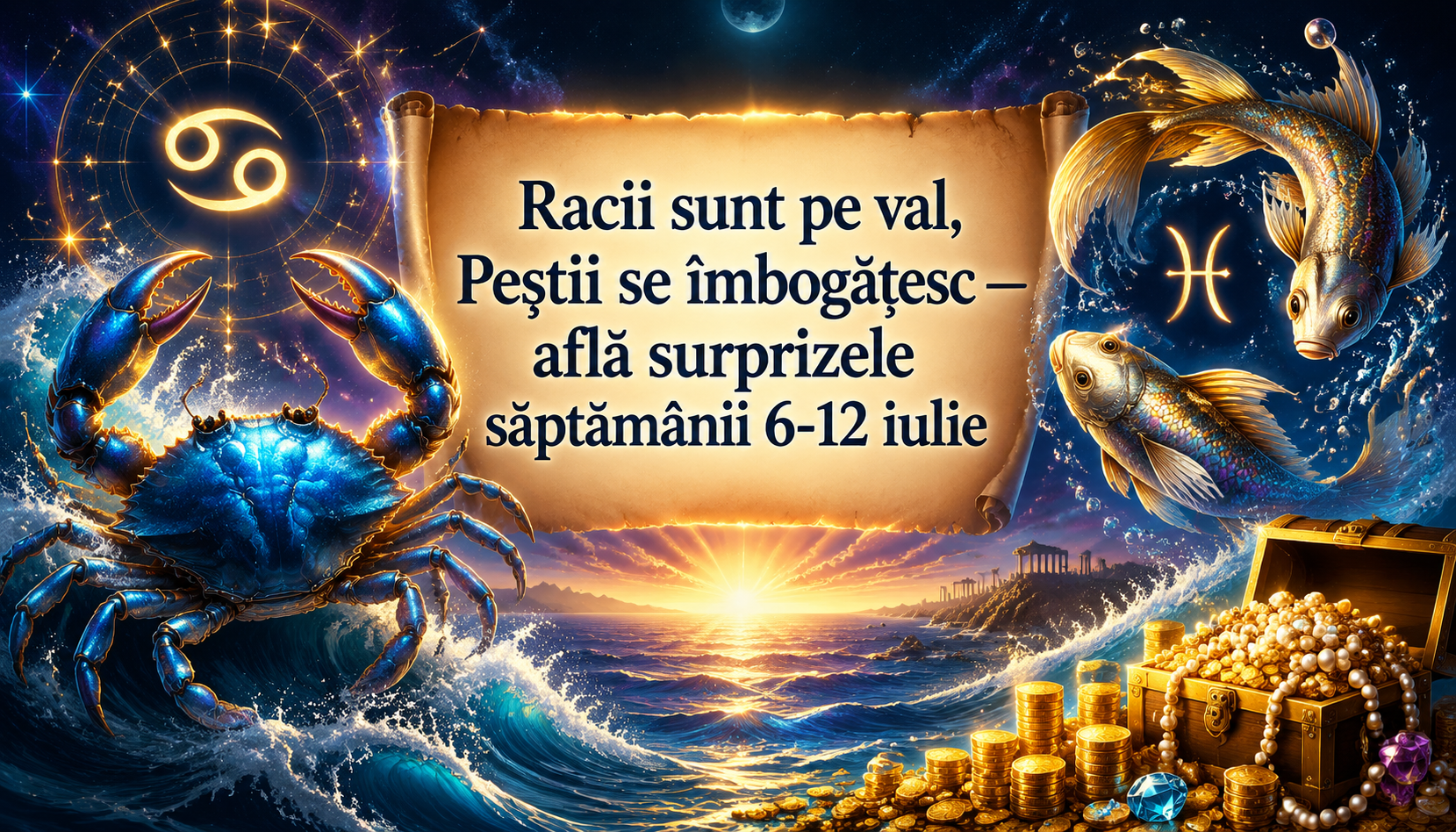 Racii sunt pe val, Peștii se îmbogățesc — află surprizele săptămânii 6-12 iulie