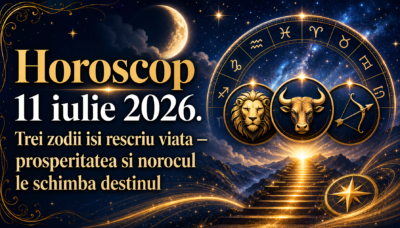Horoscop 11 iulie 2026. Trei zodii isi rescriu viata  prosperitatea si norocul le schimba destinul