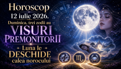 Horoscop 12 iulie 2026. Duminica, trei zodii au VISURI PREMONITORII – Luna le DESCHIDE calea norocului
