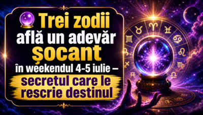 🔮 Trei zodii află un adevăr șocant în weekendul 4-5 iulie — secretul care le rescrie destinul