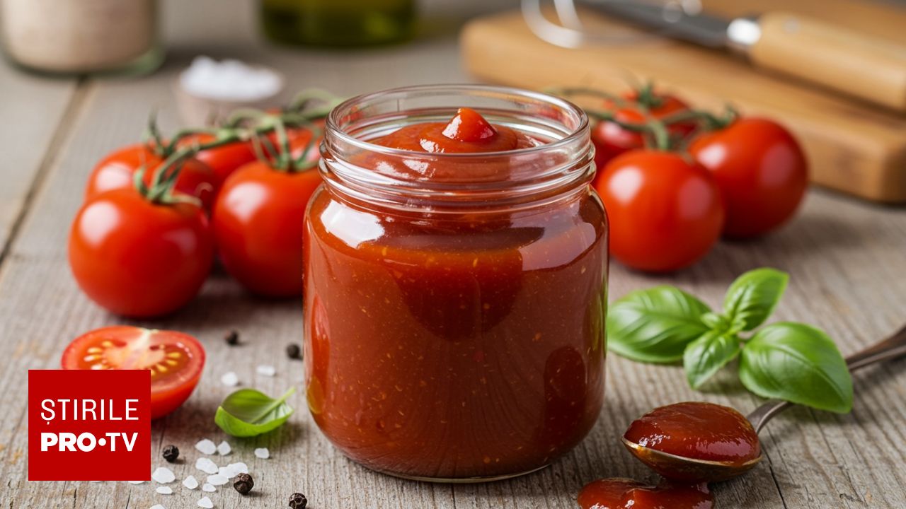 De ce să nu mai cumperi ketchup din comerț. Rețeta pe care o caută toate gospodinele