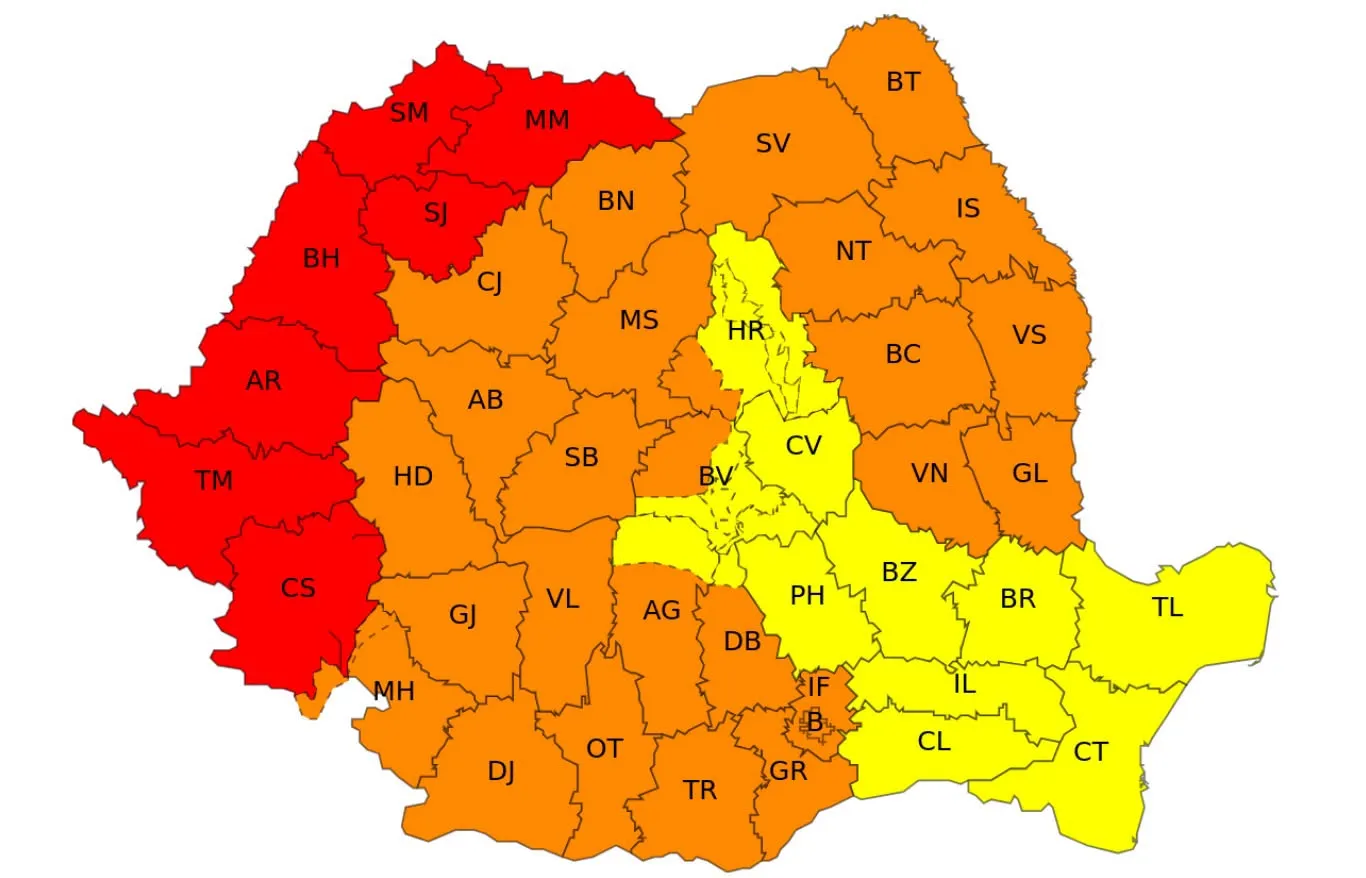 Val de căldură extremă în România. Temperaturile ating 41 de grade și sunt prognozate nopți tropicale