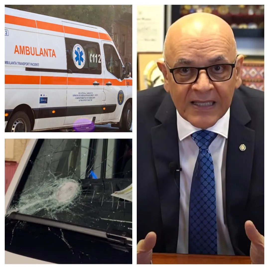 Ambulanță atacată cu bâte și topoare în Cluj. Șoferul a ajuns în stare gravă la spital după ce a fost rănit de un localnic