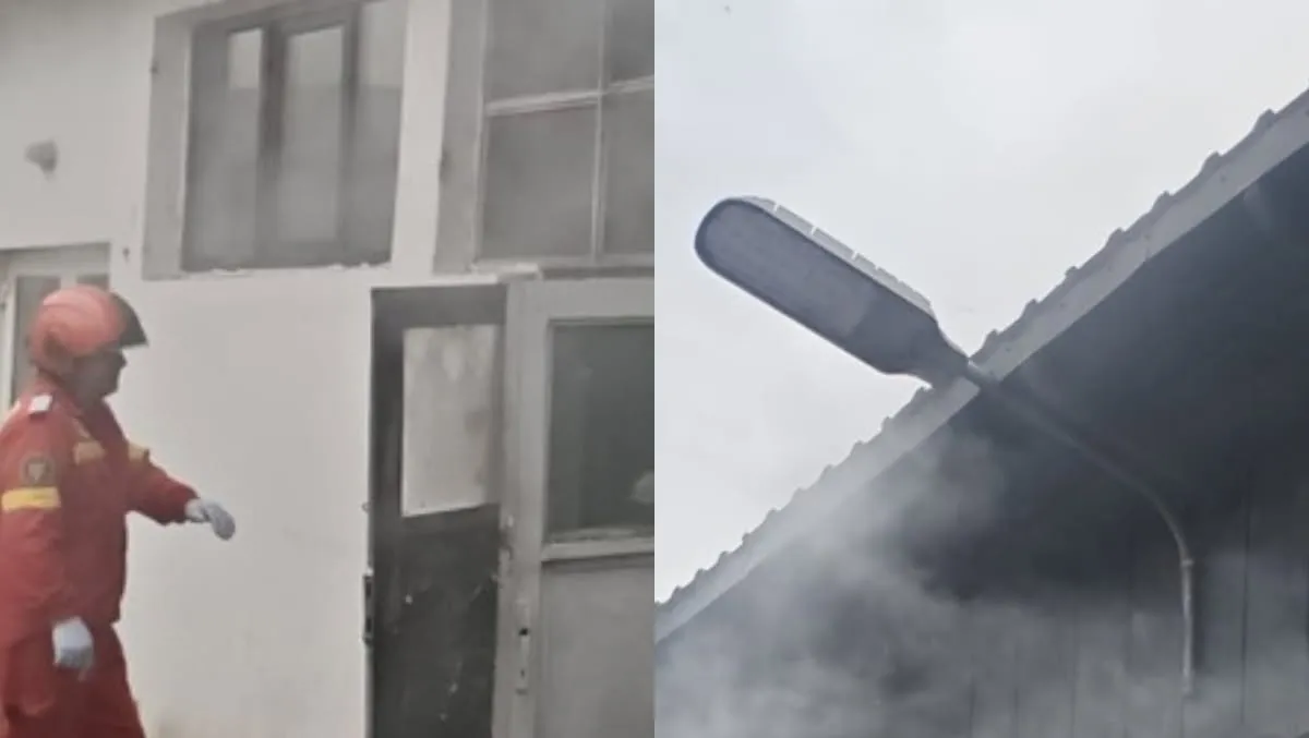 Incendiu la Spitalul din Gura Humorului. O candelă lăsată nesupravegheată a provocat pagube materiale în camera tehnică