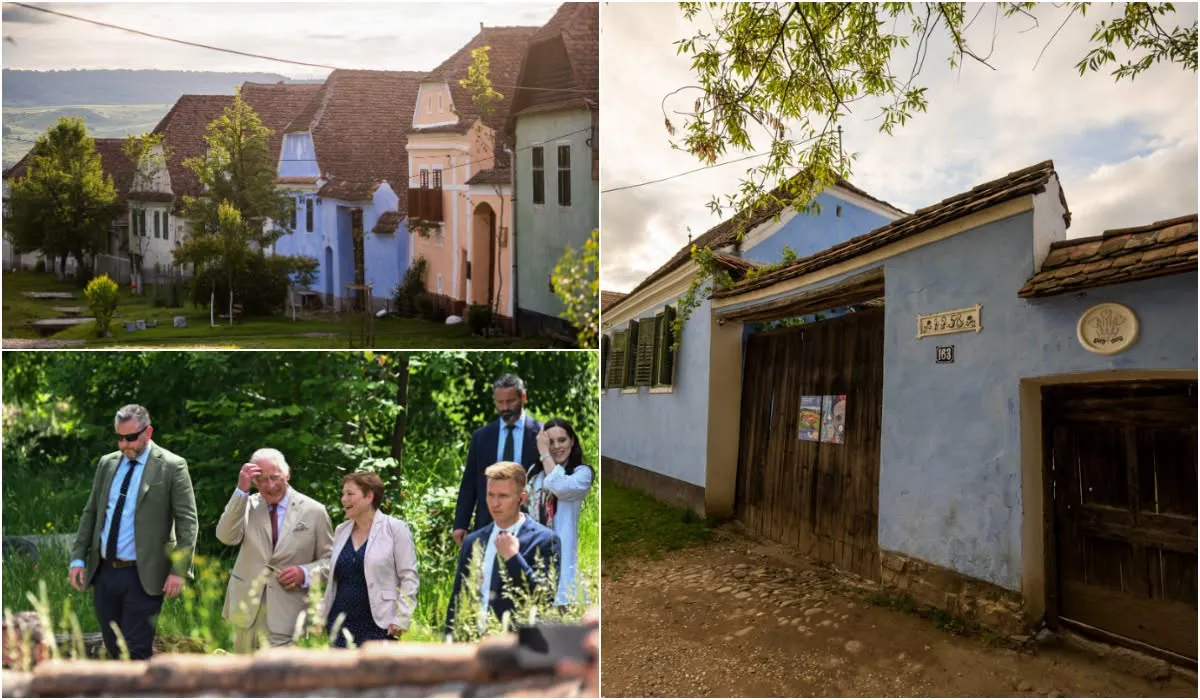 O casă săsească renovată din satul Viscri a fost scoasă la vânzare pe piața imobiliară cu suma de aproape o jumătate de milion de euro