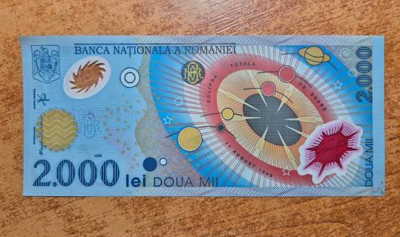 Bancnota cu eclipsa din 1999 revine în atenție. Cât costă un exemplar rar în starea perfectă de conservare