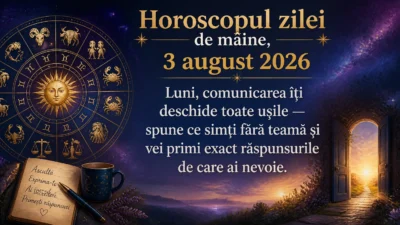 Horoscopul zilei de mâine, 3 august 2026. Luni, comunicarea îți deschide toate ușile — spune ce simți fără teamă și vei primi exact răspunsurile de care ai nevoie