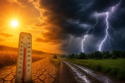 Răsturnare totală la prognoza meteo! Caniculă extremă și furtuni violente în toată țara