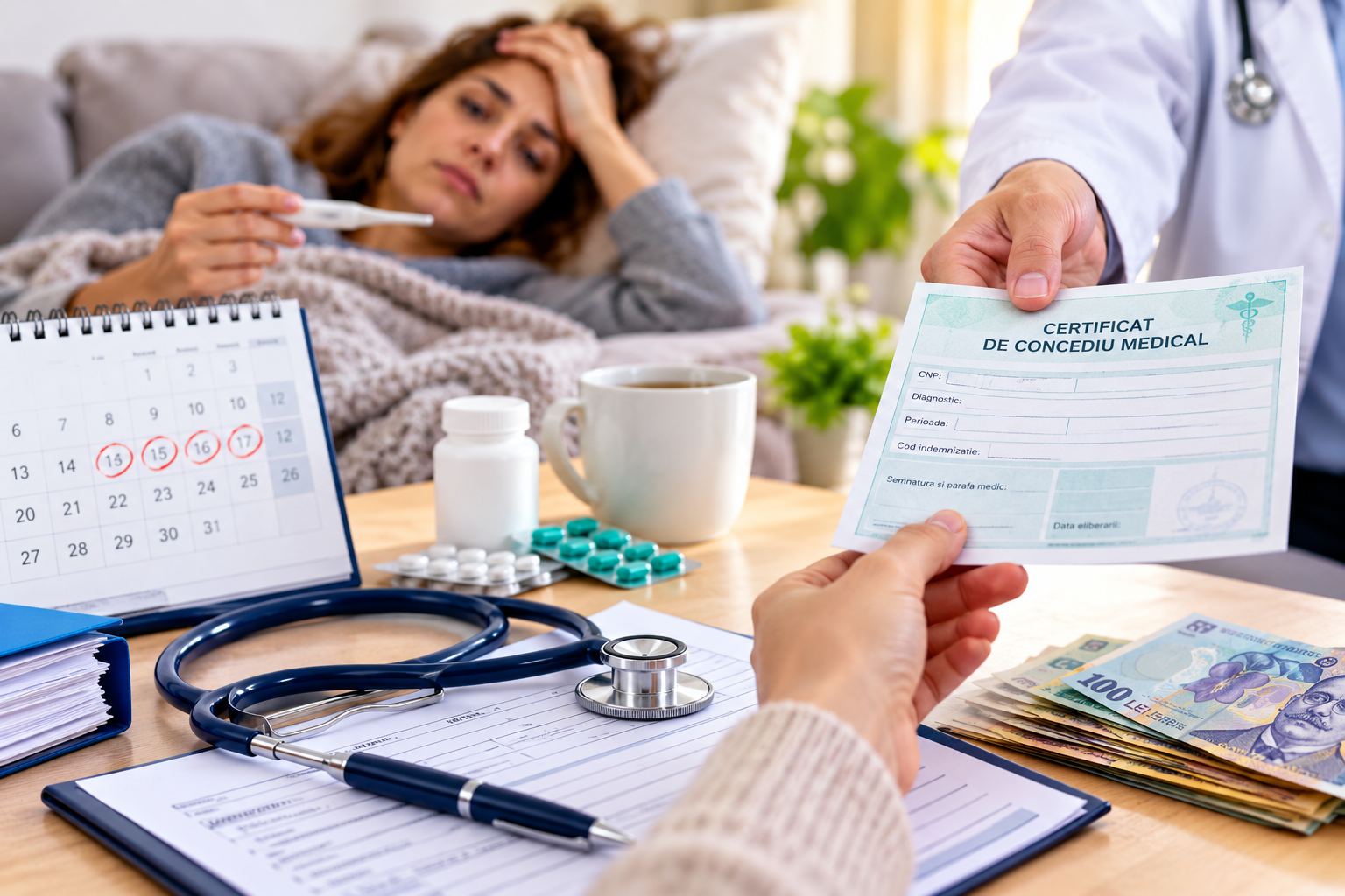Totul despre concediul medical. Ce vechime trebuie să ai ca să primești banii și când se aplică excepțiile