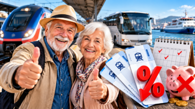 Facilitățile de transport pentru pensionari în 2026. Câte călătorii la jumătate de preț primesc vârstnicii