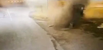 Accident grav în Timiș. Un șofer fără permis a intrat cu mașina într-un utilaj după ce s-a răsturnat